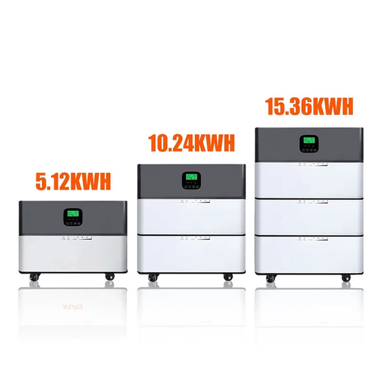 แบตเตอรี่ลิเธียมแบบวางซ้อนกันได้ 10.24KWH